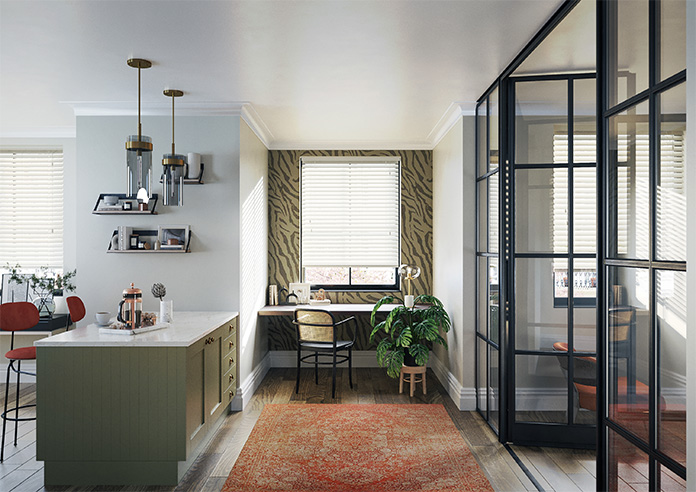 Ecowood, Chenille Fine Grain - Motorised Venetian Blind - Image 6